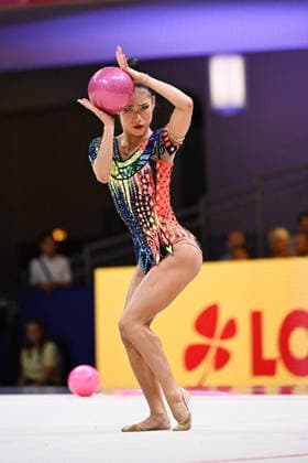 OTHER - Gymnastics - 42nd Rhythmic gymnastics, Rhythmische Sportgymnastik, RSG World Championships Photo by IPA ABACAPRESS.COM87454065 - CHU Megan (USA) performs during the 42nd Rhythmic Gymnastics World Championships in Frankfurt am Main, Germany, on August 13, 2026 Frankfurt am Main Germany  Copyright: xIPAxSport ABACAx