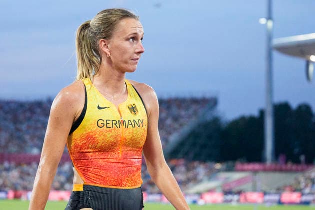 BIRMINGHAM, GREAT BRITAIN - AUGUST 13, 2026 : Lea MEYER (GER Germany) competing in the 3000m steeple chase final during the European Athletics Championships at Alexander Stadium on August 13, 2026 in Birmingham, Great Britain. Great Britain Copyright: xLeahxKohringx
