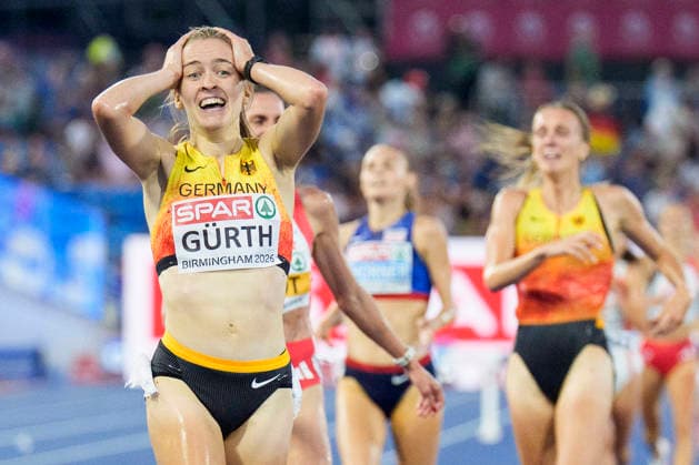 BIRMINGHAM, GREAT BRITAIN - AUGUST 13, 2026 : Third place 3000m steeplechase: Gesa Felicitas KRAUSE (GER Germany) during the European Athletics Championships at Alexander Stadium on August 13, 2026 in Birmingham, Great Britain. Great Britain Copyright: xLeahxKohringx