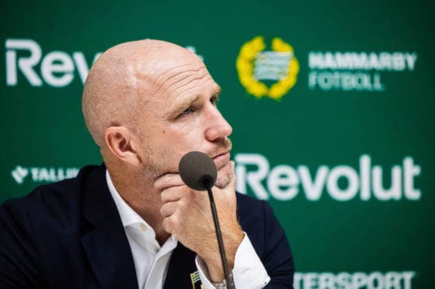 260813 coach Henrik Rydström of Hammarby during the press conference, PK, Pressekonferenz after the UEFA Conference League qualifying football match between Hammarby and Rakow on August 13, 2026 in Stockholm. Photo: Kenta Jönsson BILDBYRAN COP 210 KJ0361 fotboll football soccer fotball uefa conference league conference league hammarby rakow bbeng *** August 13, 2026: Hammarby coach Henrik Rydström during the press conference following the UEFA Conference League qualifying soccer match between Hammarby and Rakow on August 13, 2026 in Stockholm. Photo by Kenta Jönsson, BILDBYRAN COP 210 KJ0361. soccer, football, UEFA Conference League, Hammarby, Rakow, bbeng  Copyright: KENTAxJÖNSSON BB260813KJ093