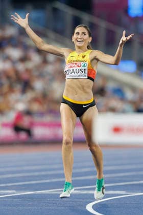 BIRMINGHAM, GREAT BRITAIN - AUGUST 13, 2026: Gesa Felicitas KRAUSE (GER Germany) wins Gold in the 3000m steeple chase during the European Athletics Championships at Alexander Stadium on August 13, 2026 in Birmingham, Great Britain. Great Britain Copyright: xAxelxKohringx