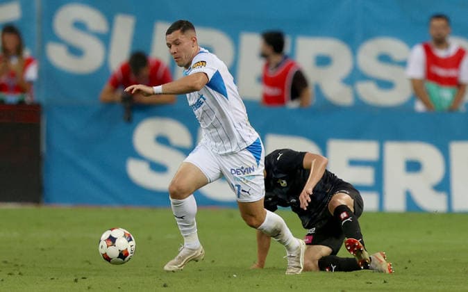 13.08.2026 Craiova(Romania) Universitaea Craiova UCraiova-KuPS Kuopio Uefa Europa League third qualifyng round men football Carlos Mora(C) Universitaea Craiova UCraiova :