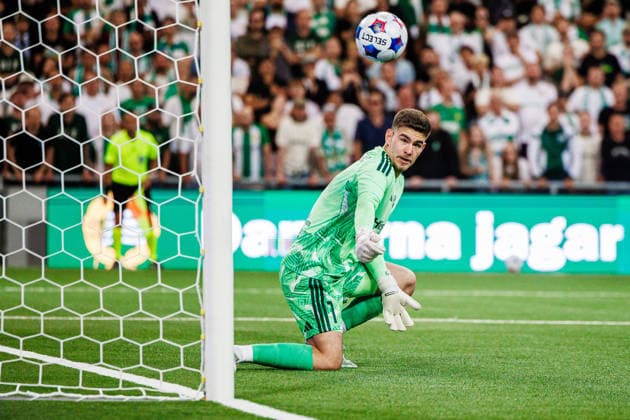 260813 goalkeeper Kacper Trelowski of Rakow during the UEFA Conference League qualifying football match between Hammarby and Rakow on August 13, 2026 in Stockholm. Photo: Kenta Jönsson BILDBYRAN COP 210 KJ0361 fotboll football soccer fotball uefa conference league conference league hammarby rakow bbeng *** August 13, 2026: Goalkeeper Kacper Trelowski of Rakow during the UEFA Conference League qualifying soccer match between Hammarby and Rakow on August 13, 2026 in Stockholm. Photo by Kenta Jönsson, BILDBYRAN COP 210 KJ0361. soccer, football, UEFA Conference League, Conference League, Hammarby, Rakow, bbeng  Copyright: KENTAxJÖNSSON BB260813KJ095