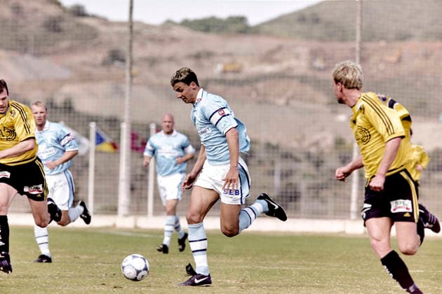 Fotboll, La Manga, Malmö - Moss: Zlatan Ibrahimovic, Malmö. La Manga Spanien *** Soccer, La Manga, Malmö Moss Zlatan Ibrahimovic, Malmö La Manga, Spain  Copyright: xBildbyranx