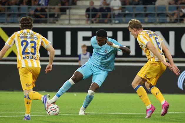 KAA Gent v IFK Goteborg - UEFA Conference League GENT, BELGIUM - AUGUST 13 : Vergara Josue forward of KAA Gent during the UEFA Conference League 2026 27 third qualifying round between KAA Gent and IFK Goteborg on August 13, 2026 in Gent, Belgium, 13 08 2026 Gent Belgium  Copyright: xGbax