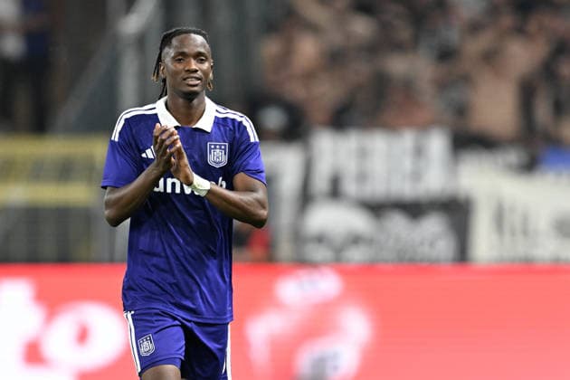 260813 RSC Anderlecht vs PAOK Moussa Ndiaye (5) of Anderlecht pictured pictured during the third qualifying round - 2nd leg in the 2026-2027 Uefa Europa League season between RSC Anderlecht and PAOK FC Saloniki from Greece on August 13 , 2026 in Anderlecht, Belgium. (Photo by David Catry Isosport) Anderlecht Belgium  Copyright: xDavidxCatryx 20260813DC2_4760