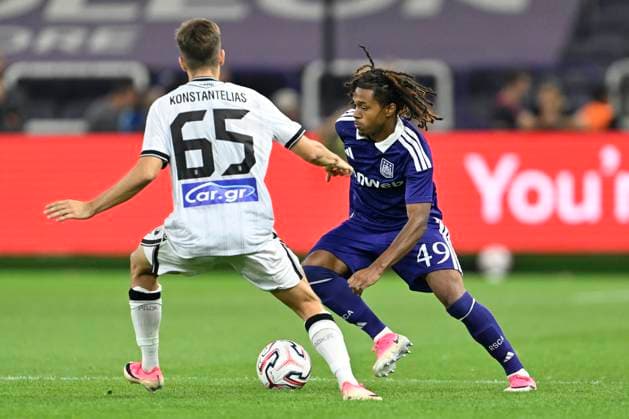 RSC Anderlecht v PAOK - UEFA Europa League ANDERLECHT, BELGIUM - AUGUST 13 : Onia Seke Jayden forward of RSC Anderlecht during the UEFA Europa League 2026 27 third qualifying round between RSC Anderlecht and PAOK on August 13, 2026 in Anderlecht, Belgium, 13 08 2026 Anderlecht Belgium  Copyright: xDhax