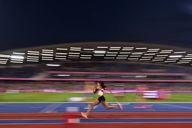 European Athletics Championships Birmingham 2026 - day 4 BIRMINGHAM, ENGLAND - AUGUST 13 : Guisse Saliyya (BEL) in action during the triple jump final on day 4 of the Birmingham 2026 European Athletics Championships on August 13, 2026 in Birmingham, England, 13 08 2026 Birmingham ENGLAND  Copyright: xTomasxSiskx