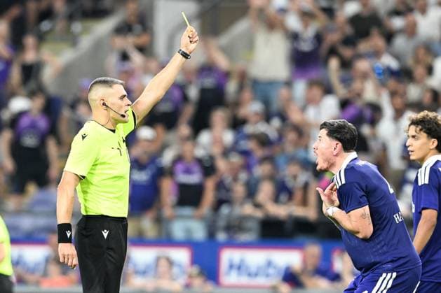 Anderlecht s Giulian Biancone looks dejected during a game between Belgian RSC Anderlecht and Greek club PAOK , in Anderlecht, Brussels, Belgium, on Thursday 13 August 2026, a return leg game in the third qualifying round of the UEFA Europa League competition. RSCA won 0-1 the first leg. JILLxDELSAUX  x183322218x