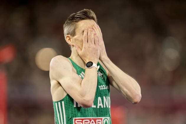 2026 European Athletics Championships, Alexander Stadium, Birmingham, England 13 8 2026 Men™s 800m Final Ireland™s Mark English celebrates after winning gold Mark English celebrates after winning gold 13 8 2026  Copyright: xx 0U6A1939