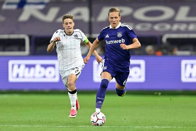 RSC Anderlecht v PAOK - UEFA Europa League ANDERLECHT, BELGIUM - AUGUST 13 : Augustinsson Ludwig defender of RSC Anderlecht during the UEFA Europa League 2026 27 third qualifying round between RSC Anderlecht and PAOK on August 13, 2026 in Anderlecht, Belgium, 13 08 2026 Anderlecht Belgium  Copyright: xDhax