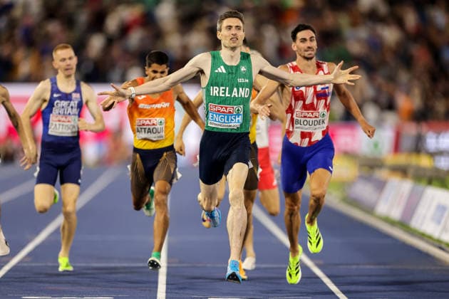 2026 European Athletics Championships, Alexander Stadium, Birmingham, England 13 8 2026 Men™s 800m Final Ireland™s Mark English wins gold Mark English wins gold 13 8 2026  Copyright: xx 0U6A1940