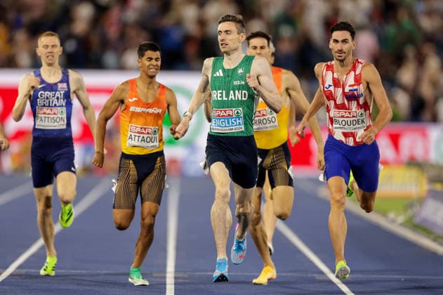 2026 European Athletics Championships, Alexander Stadium, Birmingham, England 13 8 2026 Men™s 800m Final Ireland™s Mark English wins gold Mark English wins gold 13 8 2026  Copyright: xx 0U6A1967
