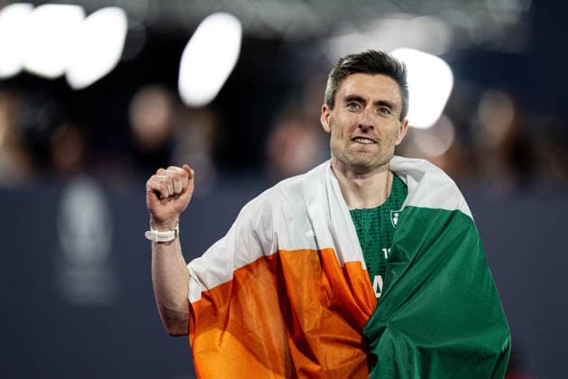 260813 Mark English of Ireland celebrates after men s 800 meter during day 4 of the 2026 European Athletics Championships on August 13, 2026 in Birmingham. Photo: Mathias Bergeld BILDBYRAN kod MB MT1068 friidrott athletics friidrett friidrotts-em em friidretts-em 2026 european athletics championships 4 bbeng *** August 13, 2026: Mark English of Ireland celebrates after the men’s 800-meter race on Day 4 of the 2026 European Athletics Championships on August 13, 2026 in Birmingham. Photo by Mathias Bergeld. BILDBYRAN code MB MT1068. track and field, athletics, friidrett, friidrotts EM, 2026 European Athletics Championships, 4 BBENG  Copyright: MATHIASxBERGELD BB260813MB154