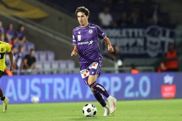 13.August.2026 - SOCCER - 2026 27 UEFA Conference League, Third Qualifying Round, 2nd Leg, FK Austria Wien vs Beitar Jerusalem Sanel Saljic (Austria Wien) is in action Vienna Franz-Horr-Stadion (Generali-Arena) Vienna Austria Copyright: xYigitxOermex xPsxImagesxYigitxOermex xPsxImagesx