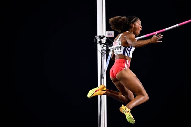 European Athletics Championships Birmingham 2026 - day 4 BIRMINGHAM, ENGLAND - AUGUST 13 : Bonnin Marie-Julie (FRA) in action during the pole vault final on day 4 of the Birmingham 2026 European Athletics Championships on August 13, 2026 in Birmingham, England, 13 08 2026 Birmingham ENGLAND  Copyright: xTomasxSiskx