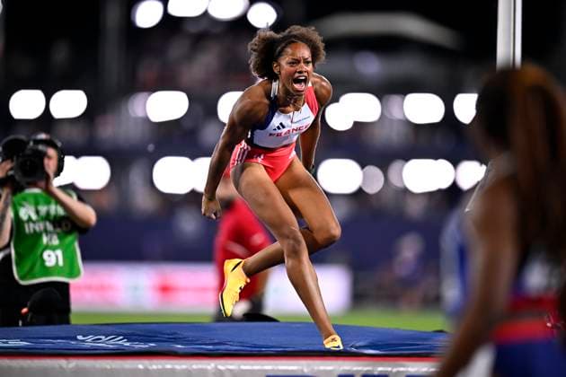 European Athletics Championships Birmingham 2026 - day 4 BIRMINGHAM, ENGLAND - AUGUST 13 : Bonnin Marie-Julie (FRA) in action during the pole vault final on day 4 of the Birmingham 2026 European Athletics Championships on August 13, 2026 in Birmingham, England, 13 08 2026 Birmingham ENGLAND  Copyright: xTomasxSiskx