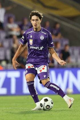 13.August.2026 - SOCCER - 2026 27 UEFA Conference League, Third Qualifying Round, 2nd Leg, FK Austria Wien vs Beitar Jerusalem Sanel Saljic (Austria Wien) is in action Vienna Franz-Horr-Stadion (Generali-Arena) Vienna Austria Copyright: xYigitxOermex xPsxImagesxYigitxOermex xPsxImagesx
