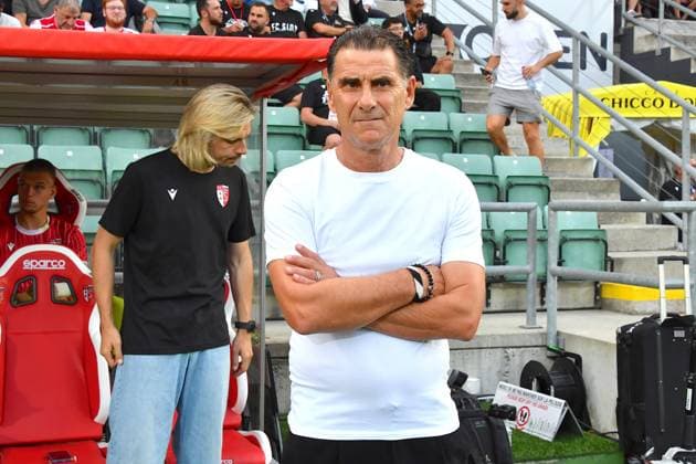 Sion, 13.08.2026, Football UEFA Conference League, FC Sion - FC Noah, Didier Tholot (FCS Coach) (Frederic Dubuis Imago) FC SION - FC NOAH Imago