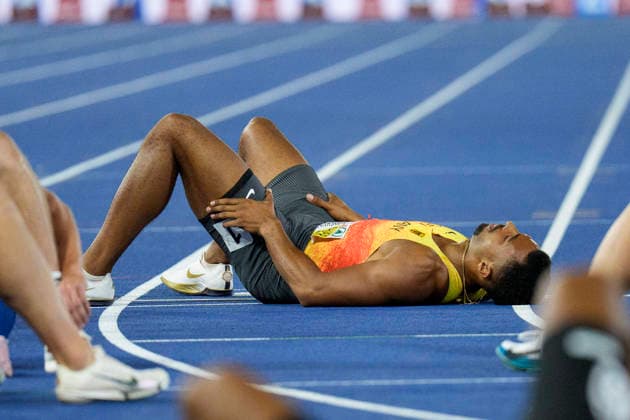 BIRMINGHAM, GREAT BRITAIN - AUGUST 13, 2026 : European champion in the decathlon: Leo NEUGEBAUER (GER Germany) during the European Athletics Championships at Alexander Stadium on August 13, 2026 in Birmingham, Great Britain. Great Britain Copyright: xLeahxKohringx