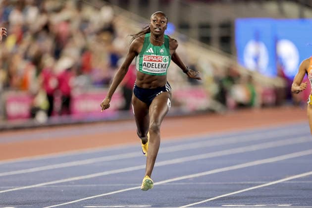 2026 European Athletics Championships, Alexander Stadium, Birmingham, England 13 8 2026 Women™s 200m Final Ireland™s Rhasidat Adeleke finishes in second place Rhasidat Adeleke finishes in second place 13 8 2026  Copyright: xx 0U6A2588