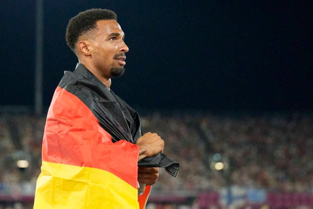 BIRMINGHAM, GREAT BRITAIN - AUGUST 13, 2026 : European Champion of the decathlon: Leo NEUGEBAUER (GER Germany) during the European Athletics Championships at Alexander Stadium on August 13, 2026 in Birmingham, Great Britain. Great Britain Copyright: xLeahxKohringx