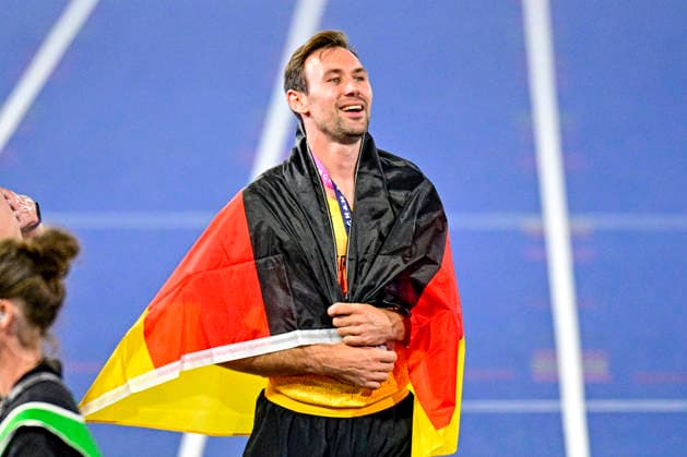 Niklas KAUL (Germany, USC Mainz, 100m DECATHLON Men) GBR, European Athletics Championships, Athletics, 13.08.2026, GBR, European Athletics Championships, Athletics, 13.08.2026, Birmingham *** Niklas KAUL, Germany, USC Mainz, Men s 100m Decathlon, GBR, European Athletics Championships, Track and Field, August 13, 2026, GBR, European Athletics Championships, Track and Field, August 13, 2026, Birmingham Copyright: xEibnerxPressefoto JanxPapenfussx EP_JPS