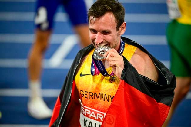 Niklas KAUL (Germany, USC Mainz, 100m DECATHLON Men) GBR, European Athletics Championships, Athletics, 13.08.2026, GBR, European Athletics Championships, Athletics, 13.08.2026, Birmingham *** Niklas KAUL, Germany, USC Mainz, Men s 100m Decathlon, GBR, European Athletics Championships, Track and Field, August 13, 2026, GBR, European Athletics Championships, Track and Field, August 13, 2026, Birmingham Copyright: xEibnerxPressefoto JanxPapenfussx EP_JPS