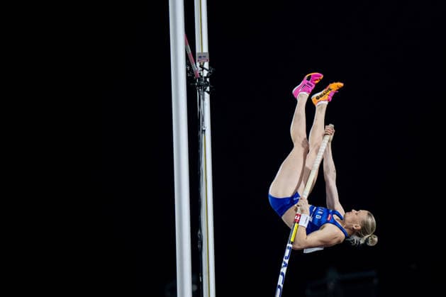 13.08.2026, GBR, Leichtathletik, Europameisterschaft 2026, Abendsession Tag 4, Birmingham Wilma Heltelä ( Finnland ), Stabhochsprung Damen, Finale Birmingham Alexander Stadium England Großbritannien *** August 13, 2026, GBR, Track and Field, 2026 European Championships, Evening Session, Day 4, Birmingham; Wilma Heltelä, Finland, Women’s Pole Vault, Final, Alexander Stadium, Birmingham, England, Great Britain Copyright: xNordphoto Memmlerx