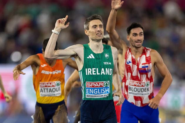 2026 European Athletics Championships, Alexander Stadium, Birmingham, England 13 8 2026 Men™s 800m Final Ireland™s Mark English wins gold Mark English wins gold 13 8 2026  Copyright: xx 0U6A1862