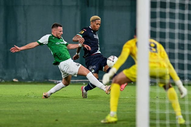 UEFA Europa League Third Qualifying Round Second Leg, Egnatia Arena, Albania 13 8 2026 KF Egnatia vs Shamrock Rovers Shamrock Rovers Maleace Asamoah Maleace Asamoah 13 8 2026  Copyright: xInphox DSC_2085