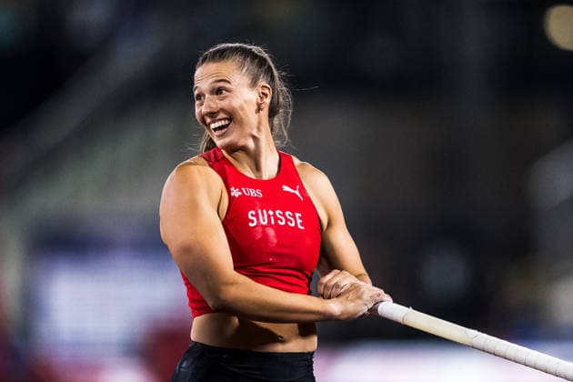 European Athletics Championships; Birmingham, 13.08.2026 BIRMINGHAM, UNITED KINGDOM - AUGUST 13: Angelica Moser (Switzerland) during the pole vault at the European Athletics Championships; Birmingham on August 13, 2026 in Birmingham, United Kingdom. *** European Athletics Championships, Birmingham, August 13, 2026 BIRMINGHAM, UNITED KINGDOM AUGUST 13 Angelica Moser of Switzerland during the pole vault at the European Athletics Championships in Birmingham on August 13, 2026, in Birmingham, United Kingdom Copyright: xBEAUTIFULxSPORTS UlfxSchillerx