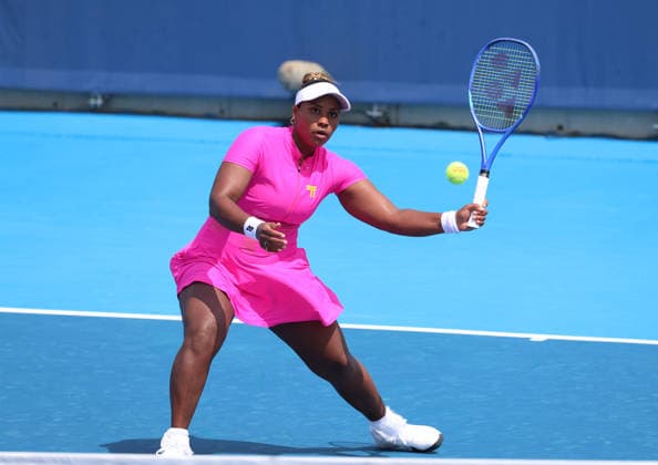 August 13, 2026, Mason, Ohio, USA: TAYLOR TOWNSEND of USA during the match against C. Osorio of Colombia in the first round of tennis tournament WTA, Tennis Damen 1000 Cincinnati Open in Mason, USA. Townsend won 3:6, 6:3, 6:3. Mason USA - ZUMAc278 20260813_zsp_c278_025 Copyright: xMarcinxCholewinskix
