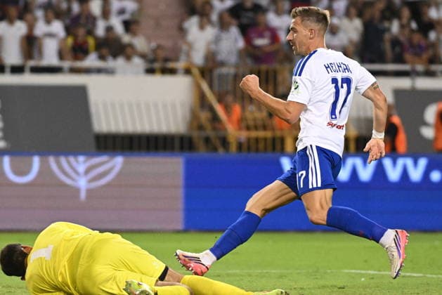 Croatia, Split, 130826. Poljud Stadium. Second match of the 3rd qualifying round of the Conference Ligue, Hajduk - Zalgiris. In the photo: Dario Melnjak. Photo: Tom Dubravec CROPIX Split CROATIA Copyright: xxTomxDubravecx hajduk_zalgiris100-130826