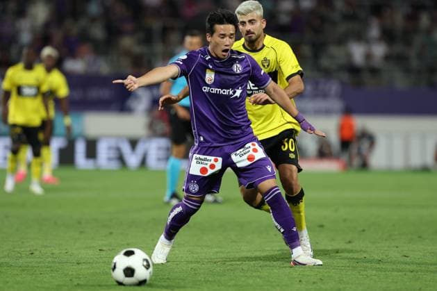 13.August.2026 - SOCCER - 2026 27 UEFA Conference League, Third Qualifying Round, 2nd Leg, FK Austria Wien vs Beitar Jerusalem Kang Hee Lee (Austria Wien) is in action Vienna Franz-Horr-Stadion (Generali-Arena) Vienna Austria Copyright: xYigitxOermex xPsxImagesxYigitxOermex xPsxImagesx