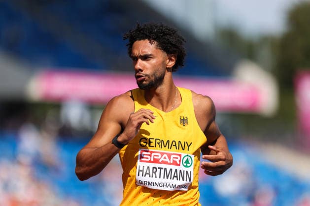 August 13, 2026, Birmingham, Birmingham, Great Britain: JOSHUA HARTMANN of Germany competes in the Men s 200m during the Birmingham 2026 European Athletics Championships at Alexander Stadium on August 13, 2026 in Birmingham, GBR. Birmingham 2026 European Athletics Championships.  - ZUMAk160 20260813_zip_k160_005 Copyright: xStefanosxKyriazisx