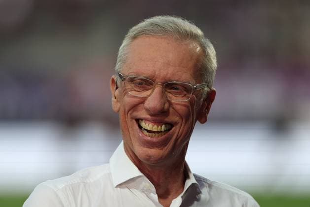 13.August.2026 - SOCCER - 2026 27 UEFA Conference League, Third Qualifying Round, 2nd Leg, FK Austria Wien vs Beitar Jerusalem Peter Stöger close up Vienna Franz-Horr-Stadion (Generali-Arena) Vienna Austria Copyright: xYigitxOermex xPsxImagesxYigitxOermex xPsxImagesx