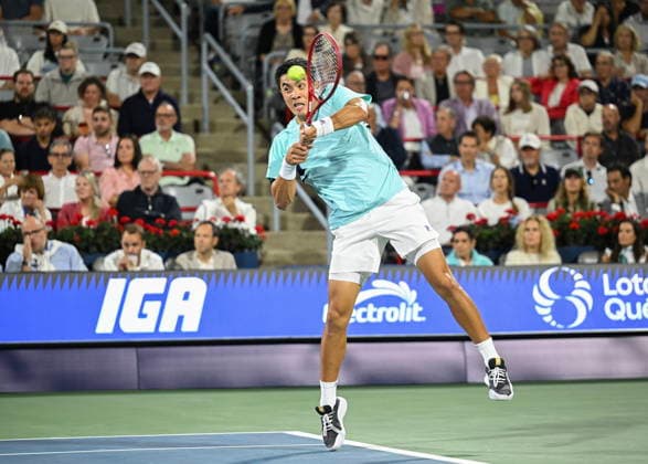 ATP, Tennis Herren Masters 1000 Canada final Brandon Nakashima of the United States in action against Ben Shelton of the United States at the ATP Masters 1000 Canada final in Montreal, Canada, 13 August 2026. MONTREAL QUEBEC Canada  Copyright: xGRAHAMxHUGHESx