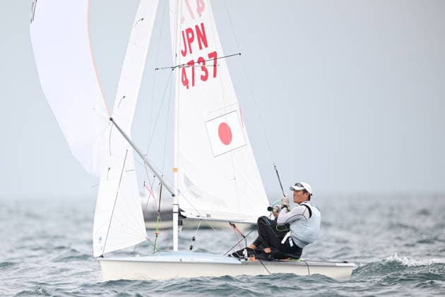 Yuna Nakayama & Taisei Hikida (JPN), AUGUST 13, 2026 - Sailing : 2026 470 Class World Championship, WM, Weltmeisterschaft Mixed 470 Series at Enoshima Yacht Harbour in Kanagawa, Japan. Noxthirdxpartyxsales  aflo_340818339 KyoxKikuchix