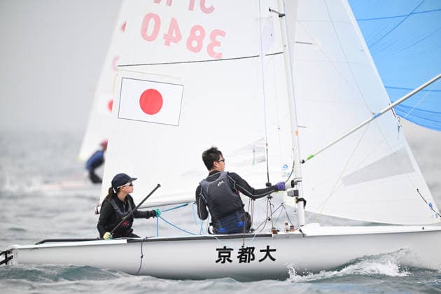 Hina Fujita & Kosei Kamiya (JPN), AUGUST 13, 2026 - Sailing : 2026 470 Class World Championship, WM, Weltmeisterschaft Mixed 470 Series at Enoshima Yacht Harbour in Kanagawa, Japan. Noxthirdxpartyxsales  aflo_340818324 KyoxKikuchix