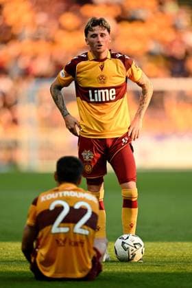 Alex Lowry of Motherwell Motherwell v HJK Helsinki, UEFA Conference League, 3rd Qualifying Round, Second Leg, Football, Fir Park, Motherwell, Scotland, UK - 13 Aug 2026Motherwell Fir Park Scotland United Kingdom  Copyright: xMarkxRunnacles Shutterstockx 17069362gh