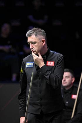 TAIYUAN, CHINA - AUGUST 13: Kyren Wilson of England reacts in the second round match against Mark Selby of England on day 6 of the 2026 World Snooker Tour China Open at Taiyuan Binhe Sports Center on August 13, 2026 in Taiyuan, Shanxi Province of China.  Copyright: xChinaxNewsxServicex 111659839520