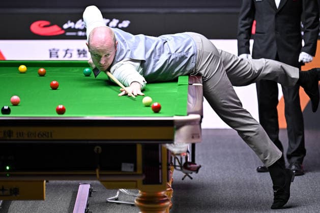 TAIYUAN, CHINA - AUGUST 13: Chris Wakelin of England plays a shot in the second round match against Zhang Anda of China on day 6 of the 2026 World Snooker Tour China Open at Taiyuan Binhe Sports Center on August 13, 2026 in Taiyuan, Shanxi Province of China.  Copyright: xChinaxNewsxServicex 111659831847