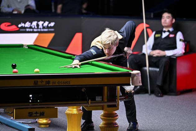 TAIYUAN, CHINA - AUGUST 13: Neil Robertson of Australia plays a shot in the second round match against Si Jiahui of China on day 6 of the 2026 World Snooker Tour China Open at Taiyuan Binhe Sports Center on August 13, 2026 in Taiyuan, Shanxi Province of China.  Copyright: xChinaxNewsxServicex 111659761122