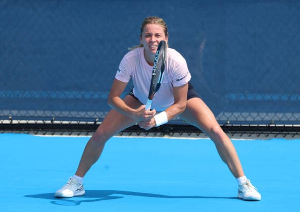 August 13, 2026, Mason, Ohio, USA: MAJA CHWALINSKA of Poland during practise session of tennis tournament WTA, Tennis Damen 1000 Cincinnati Open in Mason, USA. Tennis: Cincinnati Open - Maja Chwalinska  - ZUMAc278 20260813_zsp_c278_033 Copyright: xMarcinxCholewinskix
