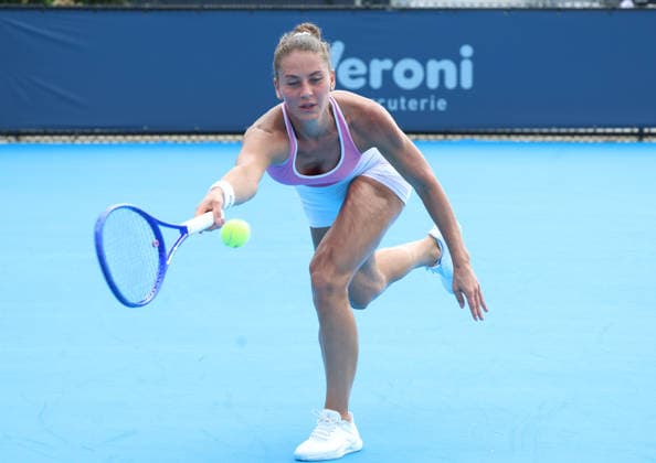 August 13, 2026, Mason, Ohio, USA: MARTA KOSTIUK of Ukraine during practise session of tennis tournament WTA, Tennis Damen 1000 Cincinnati Open in Mason, USA. Tennis: Cincinnati Open - Marta Kostiuk  - ZUMAc278 20260813_zsp_c278_040 Copyright: xMarcinxCholewinskix