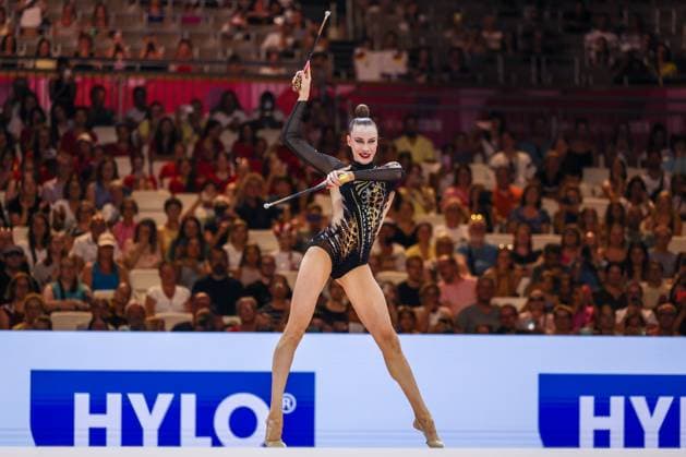 Rhythmic gymnastics, Rhythmische Sportgymnastik, RSG FIG World Championships 2026 Frankfurt in Frankfurt am Main, Germany - 13 08 2026 Darja Varfolomeev (GER) seen during Rhythmic Gymnastics FIG World Championships 2026 Frankfurt Frankfurt am Main Germany Copyright: xFabrizioxCarabellix xSOPAxImagesx Fabrizio-Carabelli-1442087
