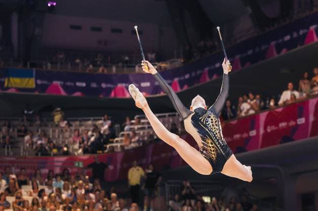 Rhythmic gymnastics, Rhythmische Sportgymnastik, RSG FIG World Championships 2026 Frankfurt in Frankfurt am Main, Germany - 13 08 2026 Darja Varfolomeev (GER) seen during Rhythmic Gymnastics FIG World Championships 2026 Frankfurt Frankfurt am Main Germany Copyright: xFabrizioxCarabellix xSOPAxImagesx Fabrizio-Carabelli-1442078