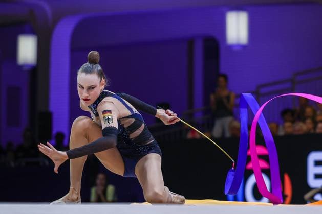 Rhythmic gymnastics, Rhythmische Sportgymnastik, RSG FIG World Championships 2026 Frankfurt in Frankfurt am Main, Germany - 13 08 2026 Darja Varfolomeev (GER) seen during Rhythmic Gymnastics FIG World Championships 2026 Frankfurt Frankfurt am Main Germany Copyright: xFabrizioxCarabellix xSOPAxImagesx Fabrizio-Carabelli-1442098