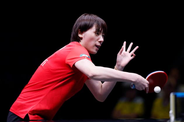 MALMO, SWEDEN - AUGUST 13: Chen Yi of China competes in the Women s Singles Round of 32 match against Christina Kallberg of Sweden on Day 4 of Europe Smash Sweden 2026 at Baltiska Hallen on August 13, 2026 in Malmo, Sweden.  Copyright: xVCGx 111659865861